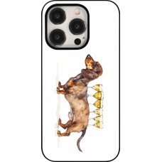 iPhone 15 Pro Case Hülle - Wine Teckel