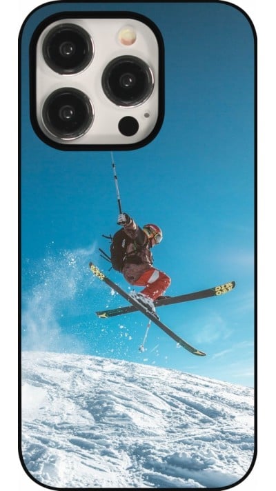 iPhone 15 Pro Case Hülle - Winter 22 Ski Jump