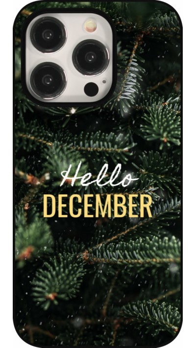 iPhone 15 Pro Case Hülle - Winter 25 Winter hello december