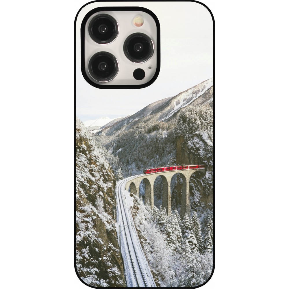 iPhone 15 Pro Case Hülle - Winter 25 Winter polar express