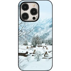 iPhone 15 Pro Case Hülle - Winter 25 Winter snowy landscape