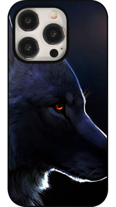 iPhone 15 Pro Case Hülle - Wolf Shape