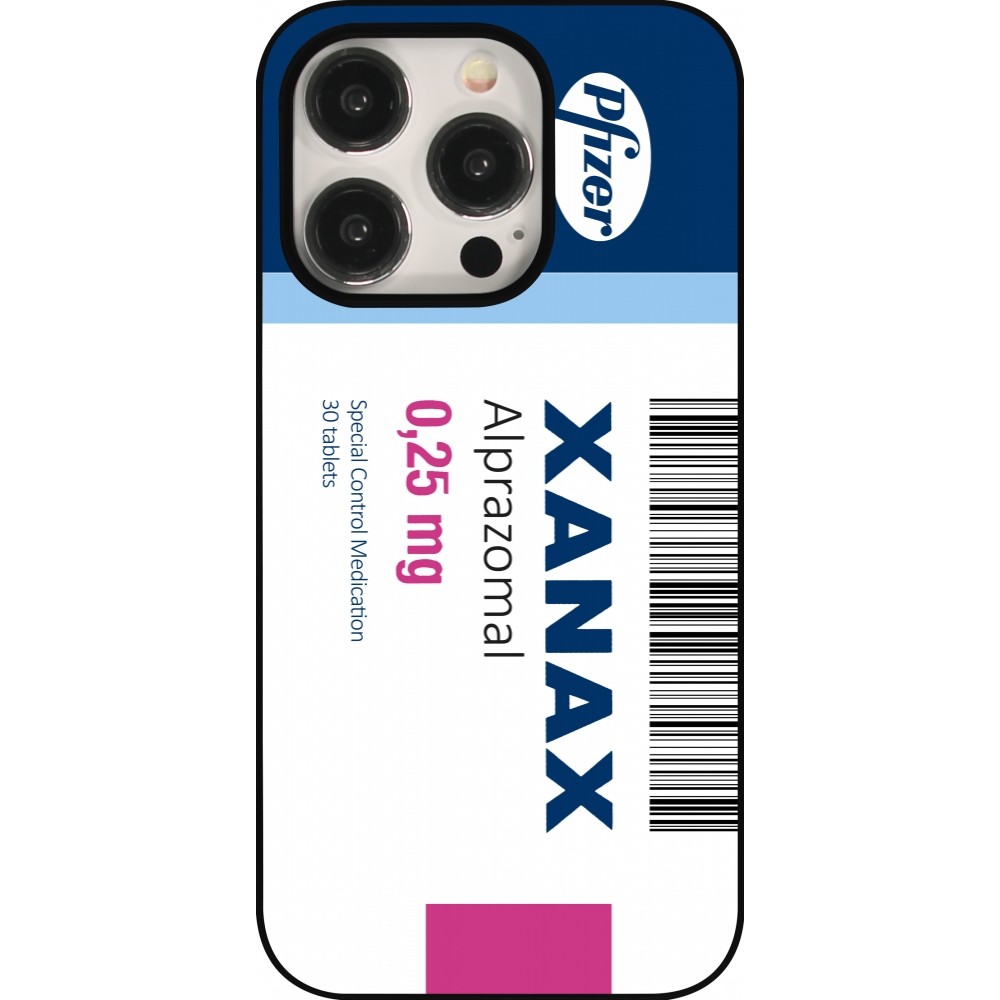 Coque iPhone 15 Pro - Xanax Alprazolam 2025