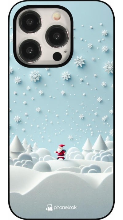 iPhone 15 Pro Case Hülle - Weihnachten 2023 Kleiner Vater Schneeflocke