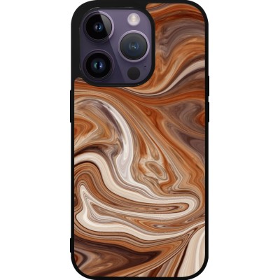 Coque iPhone 15 Pro - Silicone rigide noir Autumn 2024 marbe