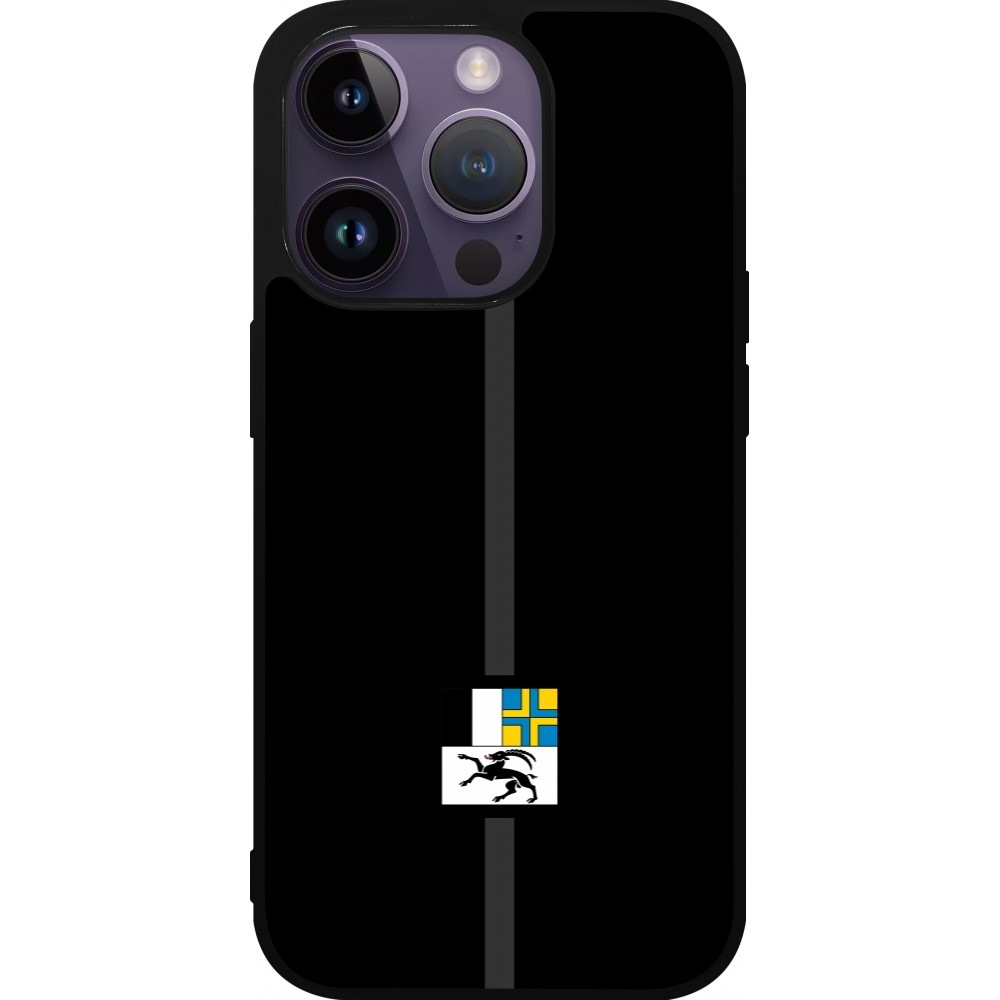 Coque iPhone 15 Pro - Silicone rigide noir Canton GR noir