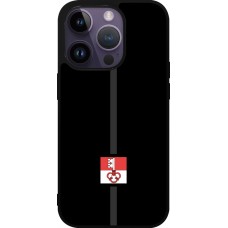 Coque iPhone 15 Pro - Silicone rigide noir Canton OW noir