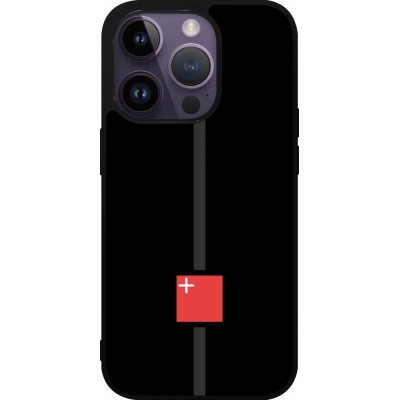 iPhone 15 Pro Case Hülle - Silikon schwarz Kanton SZ schwarz