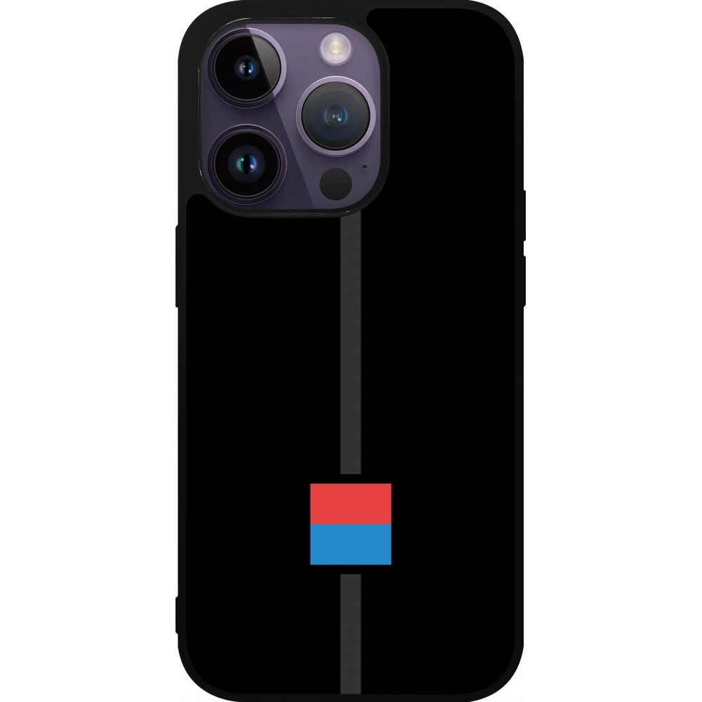 iPhone 15 Pro Case Hülle - Silikon schwarz Kanton TI schwarz