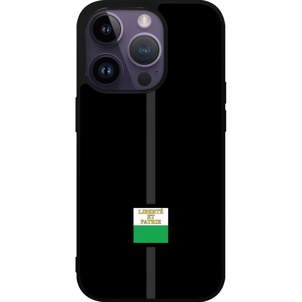iPhone 15 Pro Case Hülle - Silikon schwarz Kanton VD schwarz