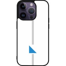 Coque iPhone 15 Pro - Silicone rigide noir Canton ZH blanc