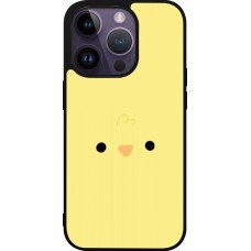 iPhone 15 Pro Case Hülle - Silikon schwarz Easter 2026 Little chicken