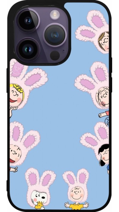 iPhone 15 Pro Case Hülle - Silikon schwarz Easter 2026 Snoopy