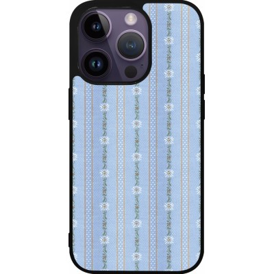 iPhone 15 Pro Case Hülle - Silikon schwarz Edelweiss