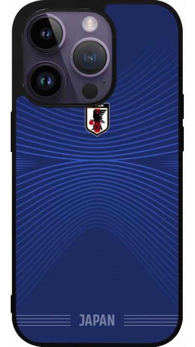 iPhone 15 Pro Case Hülle - Silikon schwarz Japan 2022 personalisierbares Fussballtrikot