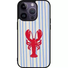 Coque iPhone 15 Pro - Silicone rigide noir Red lobster 2026