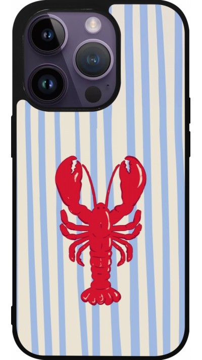 Coque iPhone 15 Pro - Silicone rigide noir Red lobster 2026