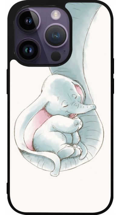 iPhone 15 Pro Case Hülle - Silikon schwarz Mom 1903