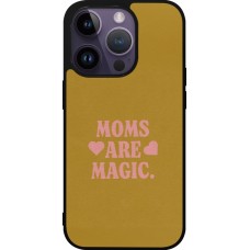 iPhone 15 Pro Case Hülle - Silikon schwarz Mom 2026 Are Magic