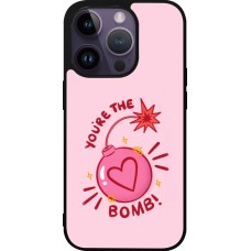 Coque iPhone 15 Pro - Silicone rigide noir Saint Valentines Day 26 You are the bomb
