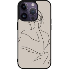 iPhone 15 Pro Case Hülle - Silikon schwarz Salnikova 05