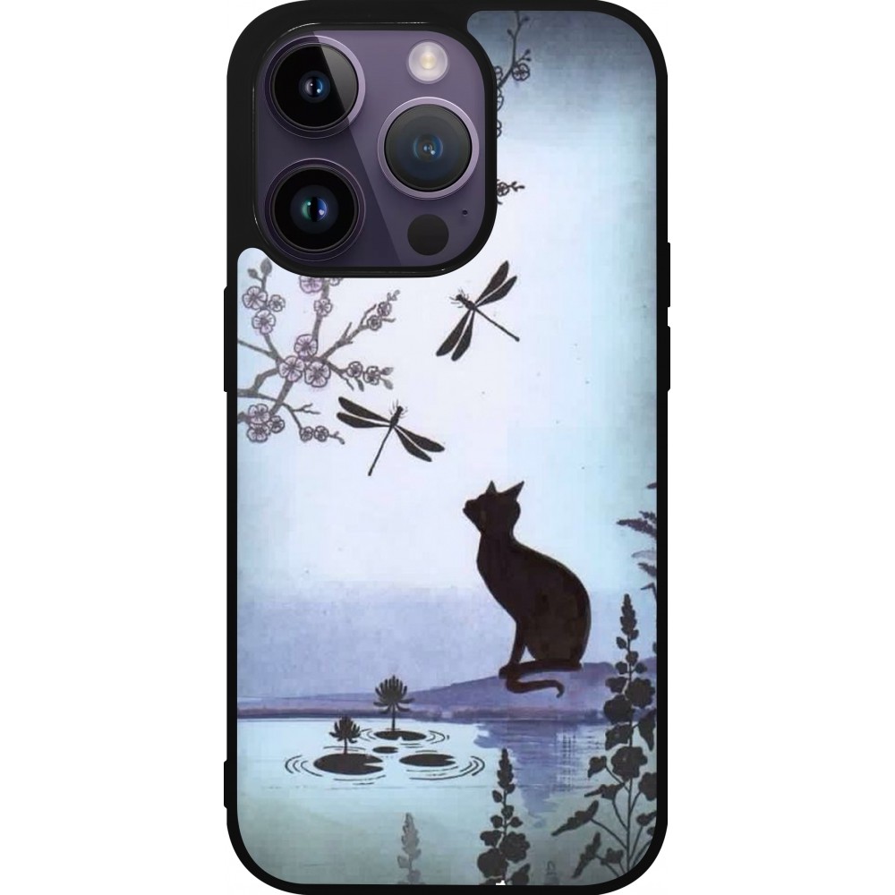 Coque iPhone 15 Pro - Silicone rigide noir Spring 19 12