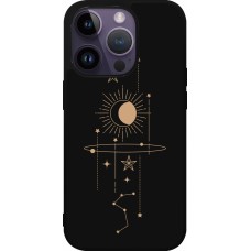 Coque iPhone 15 Pro - Silicone rigide noir Spring 23 astro