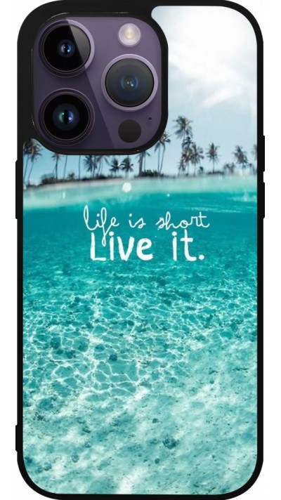 iPhone 15 Pro Case Hülle - Silikon schwarz Summer 18 24