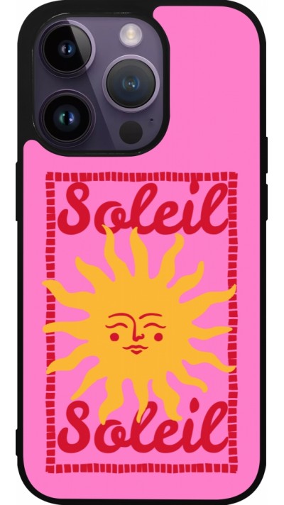 iPhone 15 Pro Case Hülle - Silikon schwarz Sun sun 2026