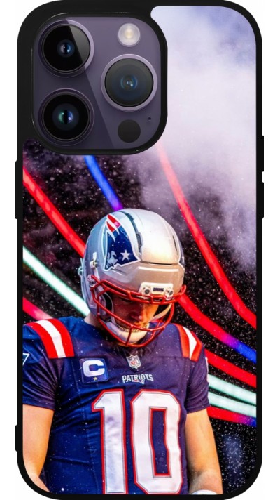 iPhone 15 Pro Case Hülle - Silikon schwarz Super Bowl 26 Patriots 3