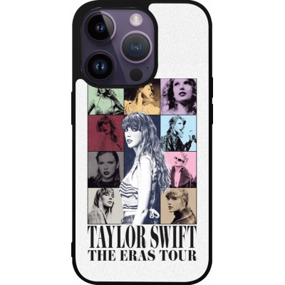 Coque iPhone 15 Pro - Silicone rigide noir Taylor Swift The Eras Tour