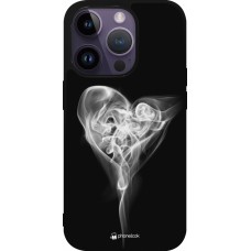 iPhone 15 Pro Case Hülle - Silikon schwarz Valentine 2022 Black Smoke