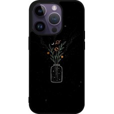 iPhone 15 Pro Case Hülle - Silikon schwarz Vase black
