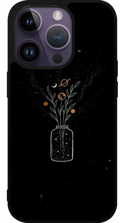 Coque iPhone 15 Pro - Silicone rigide noir Vase black