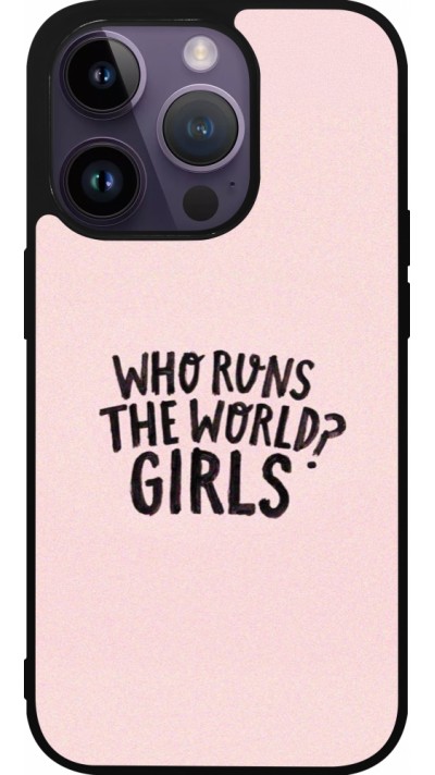 Coque iPhone 15 Pro - Silicone rigide noir Womens day 2026 3