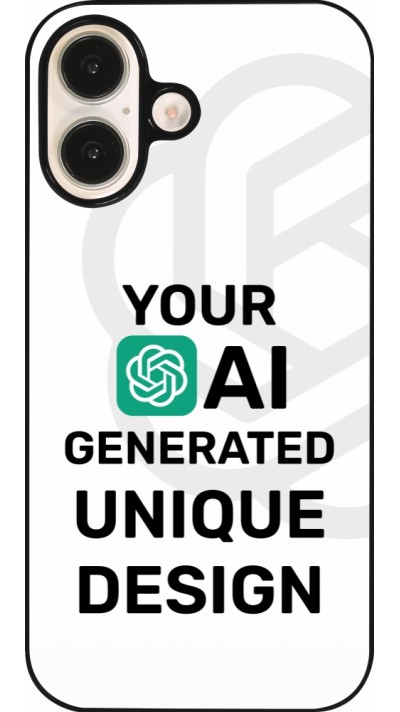 Coque iPhone 16 - 100% unique générée par intelligence artificielle (AI) avec vos idées
