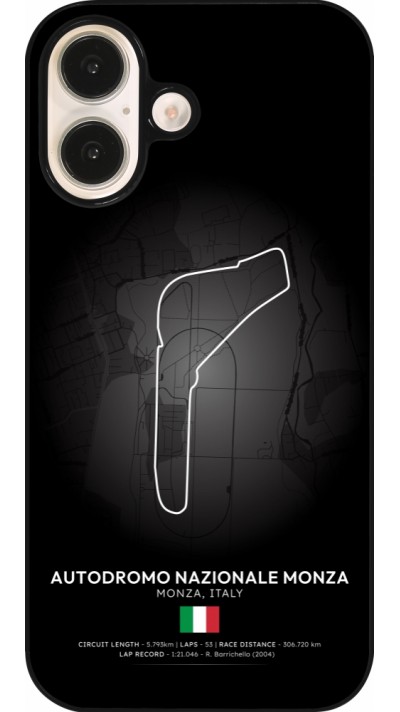 Coque iPhone 16 - F1 Track 2025 Italy