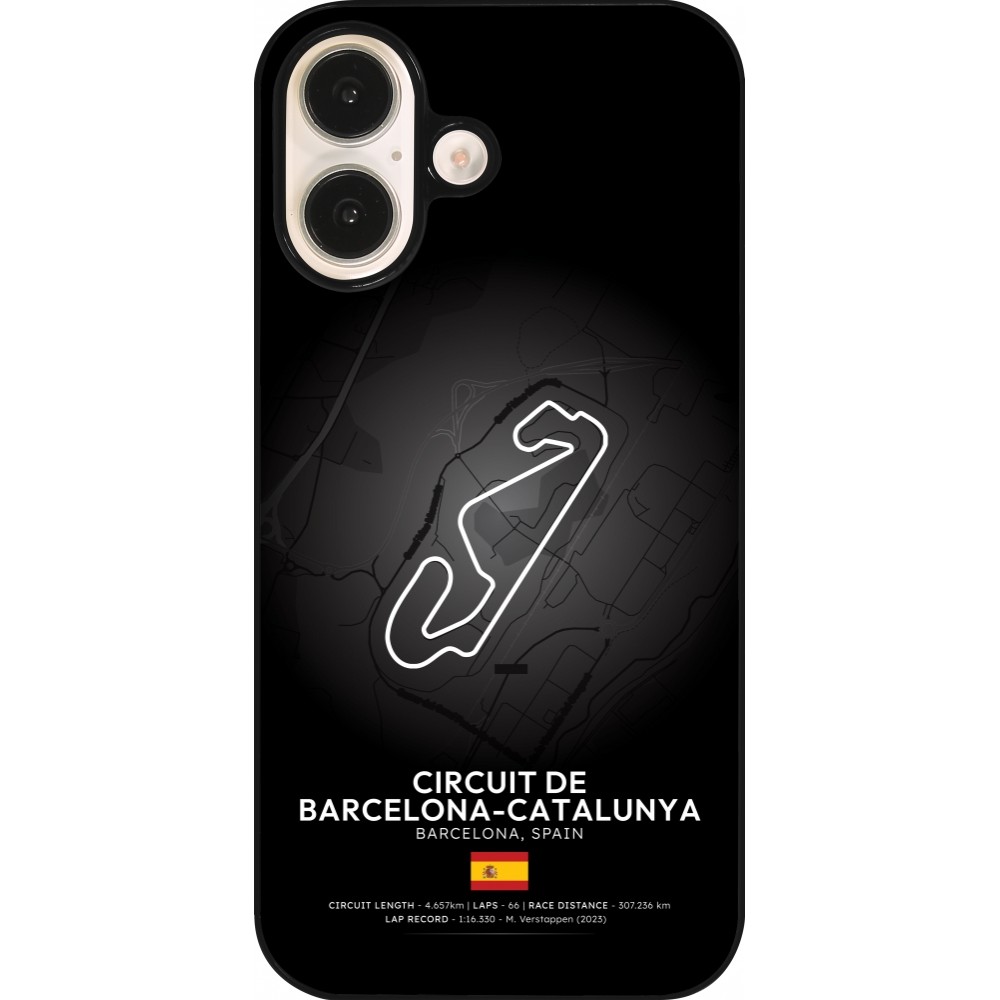 Coque iPhone 16 - F1 Track 2025 Spain
