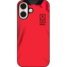 iPhone 16 Case Hülle - Südkorea 2022 personalisierbares Fussballtrikot