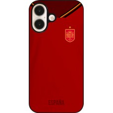 Coque iPhone 16 - Maillot de football Espagne 2022 personnalisable