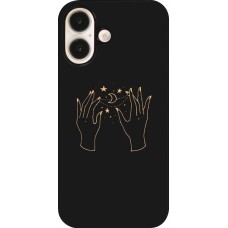 iPhone 16 Case Hülle - Grey magic hands