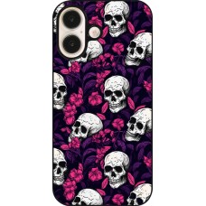 iPhone 16 Case Hülle - Halloween 2024 romantic skulls