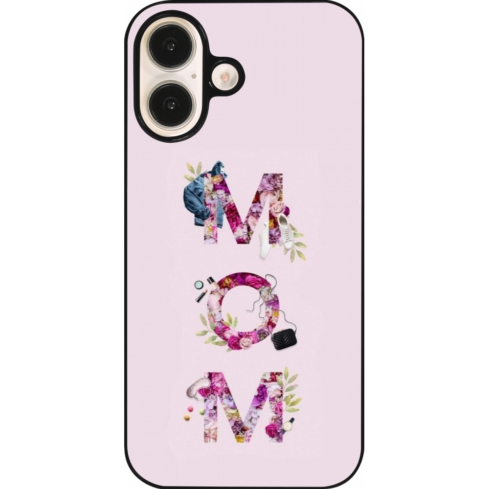Coque iPhone 16 - Mom 2024 girly mom