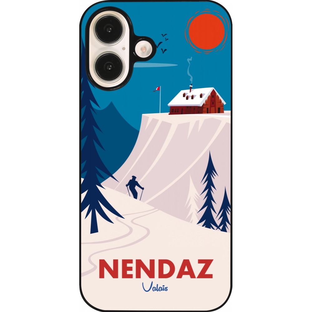 Coque iPhone 16 - Nendaz Cabane Ski
