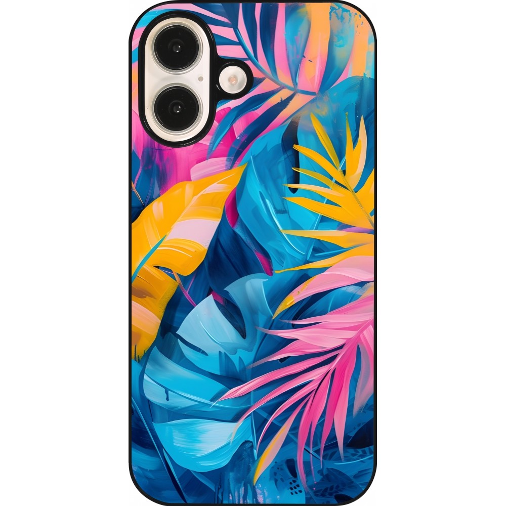 iPhone 16 Case Hülle - Palms Blue