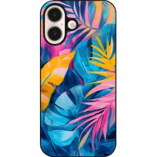 iPhone 16 Case Hülle - Palms Blue