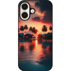 Coque iPhone 16 - Paradis Maldives