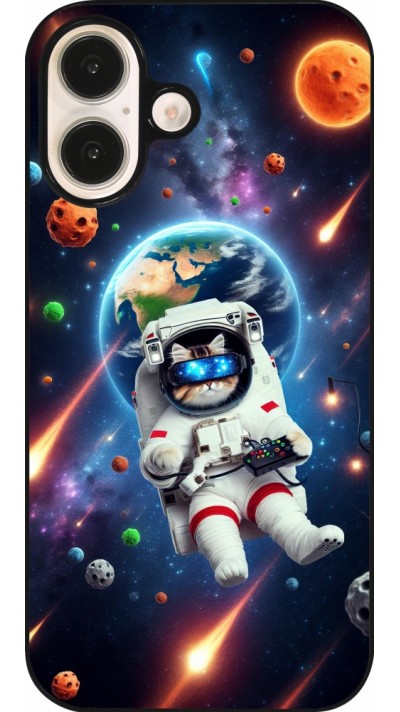 Coque iPhone 16 - VR SpaceCat Odyssey