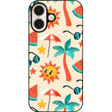 iPhone 16 Case Hülle - Summer 2025 Pattern soleil