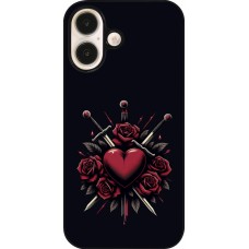 Coque iPhone 16 - Valentine 2024 gothic love